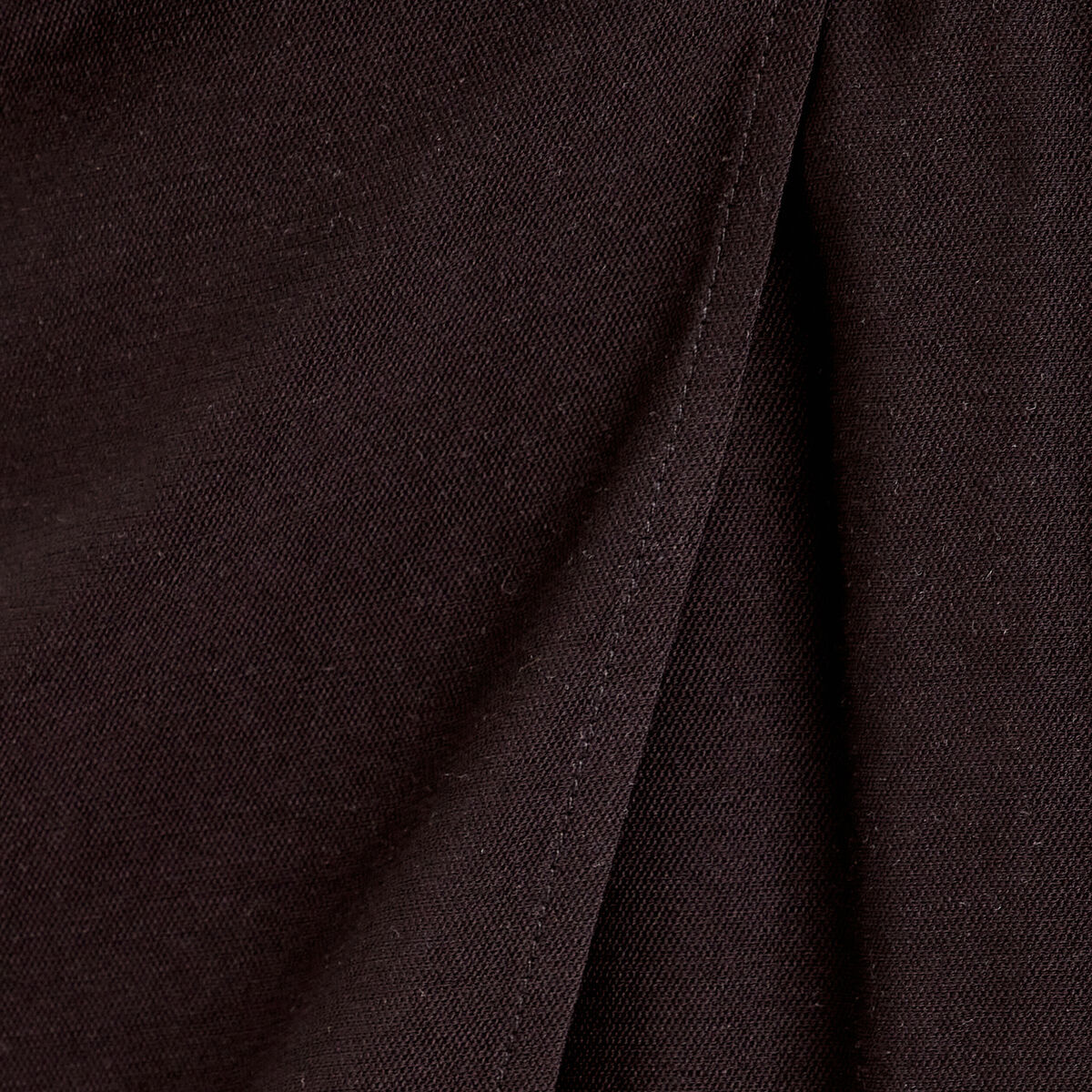 Jupe midi droite avec noeud noir femme
