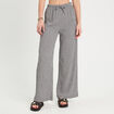 Pantalon large fluide noir femme