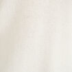 Pull ample col v manches courtes blanc femme