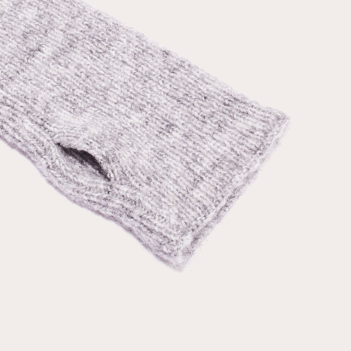 Mitaines longues gris clair femme