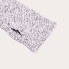 Mitaines longues gris clair femme