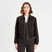 Veste zippée noir femme