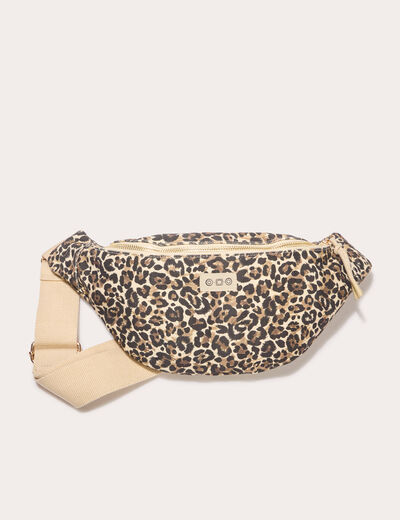 Sac banane beige femme