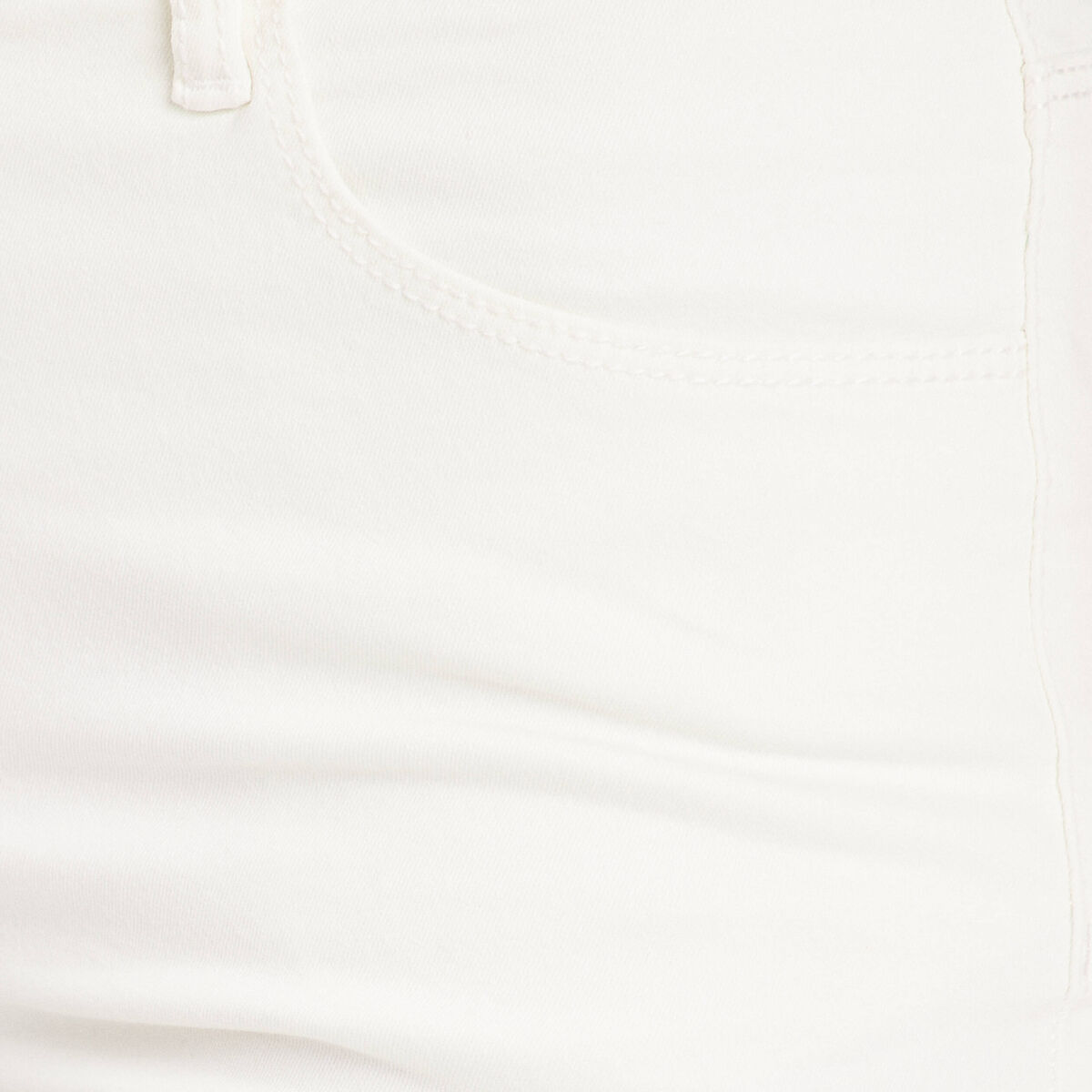 Pantacourt blanc femme