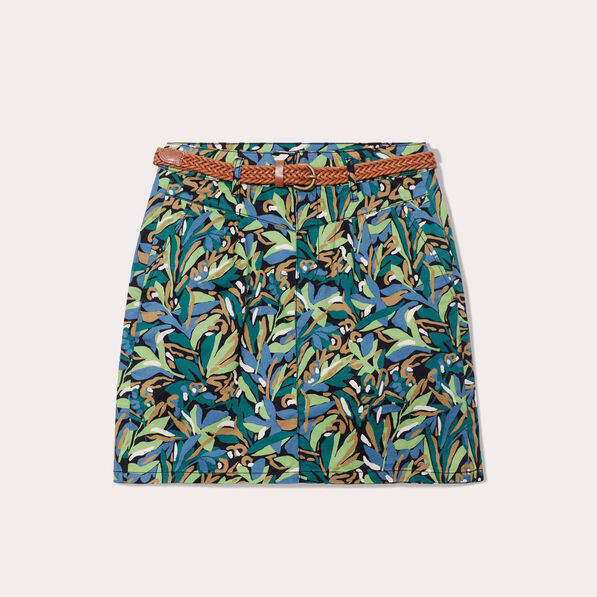 jupe chino droite ceinturee noir femme Jupe chino droite ceinturée noir femme