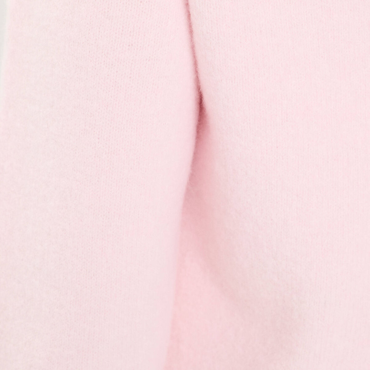 Pull d&eacute;collet&eacute; dos avec noeuds rose clair femme