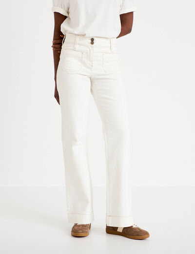Jeans Bootcut Kalista's Pour Femme - Taille 31, Longueur De Jambe 29 - Bleu Délavé Stonewash - Coton Denim - Occasion Très Bon état
