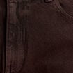 Jean bootcut taille standard marron fonc&eacute; femme