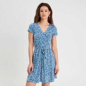robe evasee boutonnee bleu clair femme Robe évasée boutonnée bleu clair femme