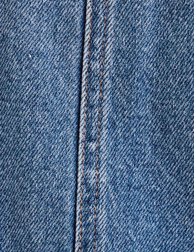 Surchemise en jean denim double stone femme