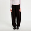 Jogging large taille standard noir femme