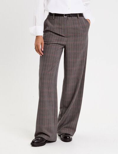 Lot de 2 pantalons gris foncé femme
