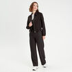 Veste zippée noir femme