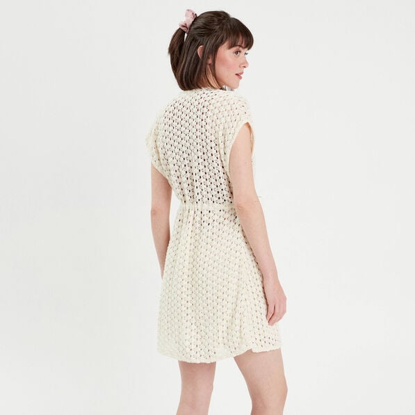 pareo a nouer sur la taille ecru femme Paréo à nouer sur la taille ecru femme