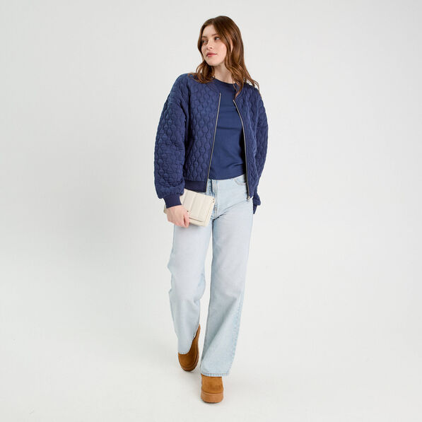 t shirt manches courtes cotele bleu fonce femme T-shirt manches courtes côtelé bleu foncé femme