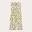 Pantalon large fluide blanc femme