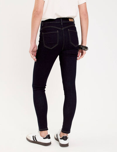 Jeans skinny push up denim brut femme