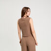 Débardeur sans manches marron femme