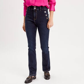 jeans regular stretch denim brut femme Jeans regular stretch denim brut femme