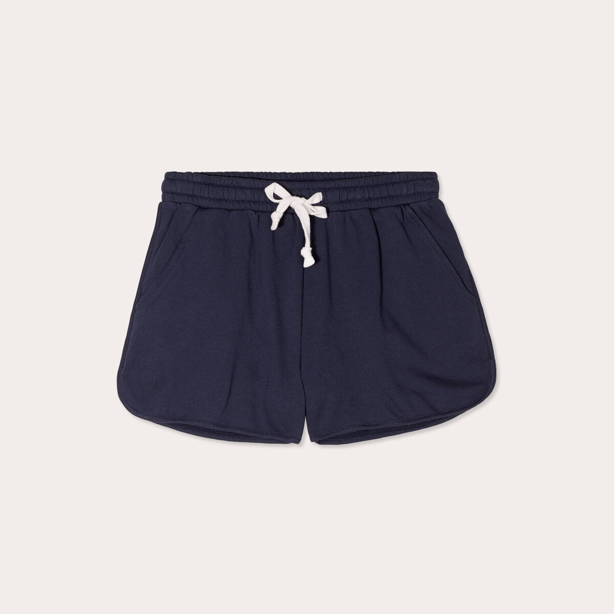 Short de jogging regular bleu marine femme