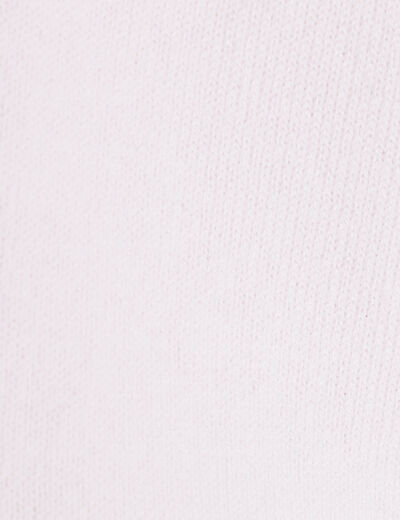 Gilet court ouvert blanc femme