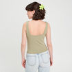 Bustier avec coques vert kaki femme
