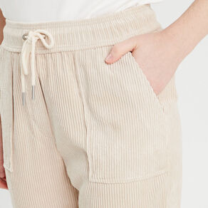 pantalon slouchy velours sable femme Pantalon slouchy velours sable femme