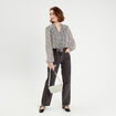 Blouse manches longues blanc femme