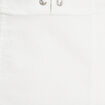 Robe ajustée col laçage jean ecru femme
