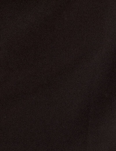 Robe longue ajustée noir femme