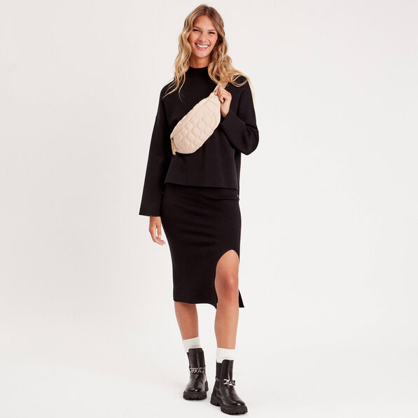 jupe midi moulante noir femme Jupe midi moulante noir femme