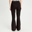 Pantalon bootcut noir femme
