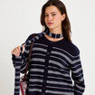 &Eacute;charpe bleu marine femme
