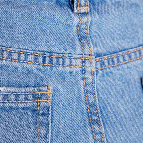short mom taille haute en jean denim double stone femme Short mom taille haute en jean denim double stone femme