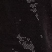 Robe évasée avec sequins noir femme