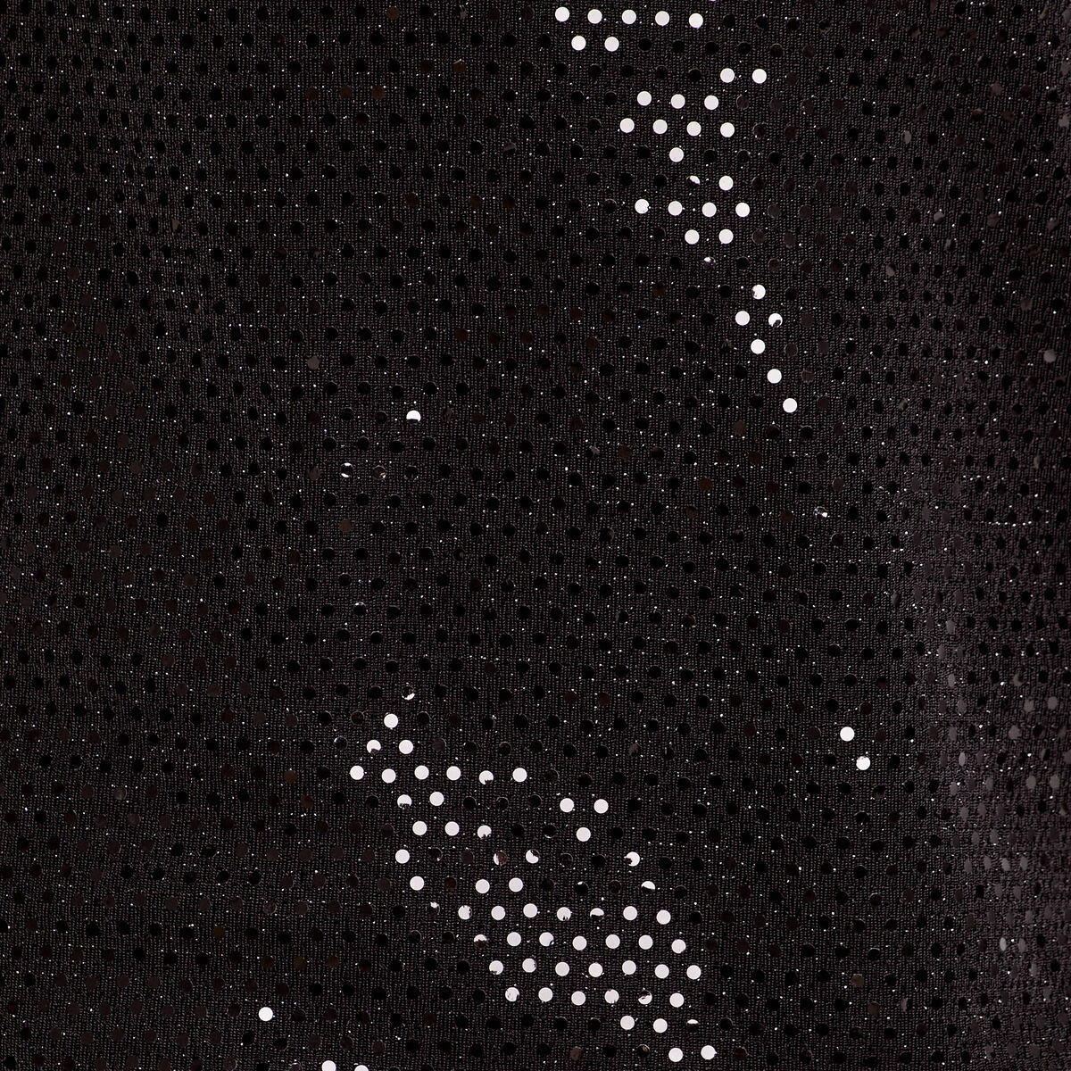 Robe évasée avec sequins noir femme
