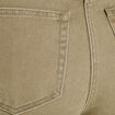 Pantalon large poches cargo vert kaki femme