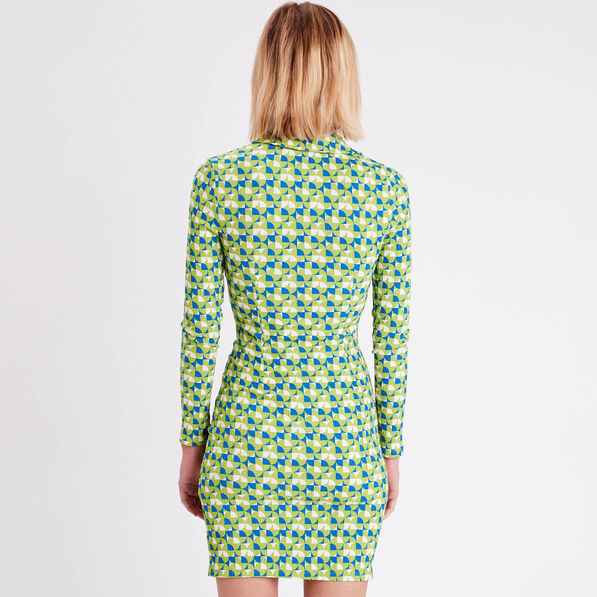 robe ajustee froncee vert femme Robe ajustée froncée vert femme