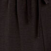 Pantalon large fluide noir femme