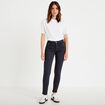 Jeans slim 5 poches bleu marine femme