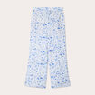 Pantalon large bleu roi femme