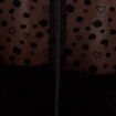 Combinaison aspect dentelle noir femme