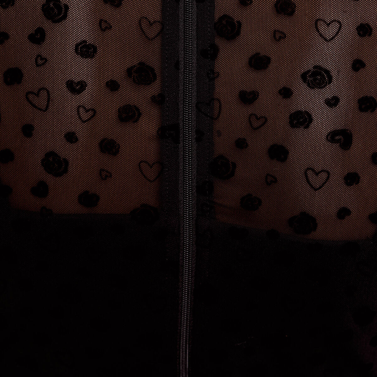 Combinaison aspect dentelle noir femme