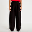 Pantalon barrel taille standard noir femme