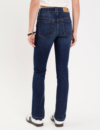 Jean droit regular taille standard denim brut femme