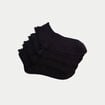 Lot de 4 paires de chaussettes noir femme