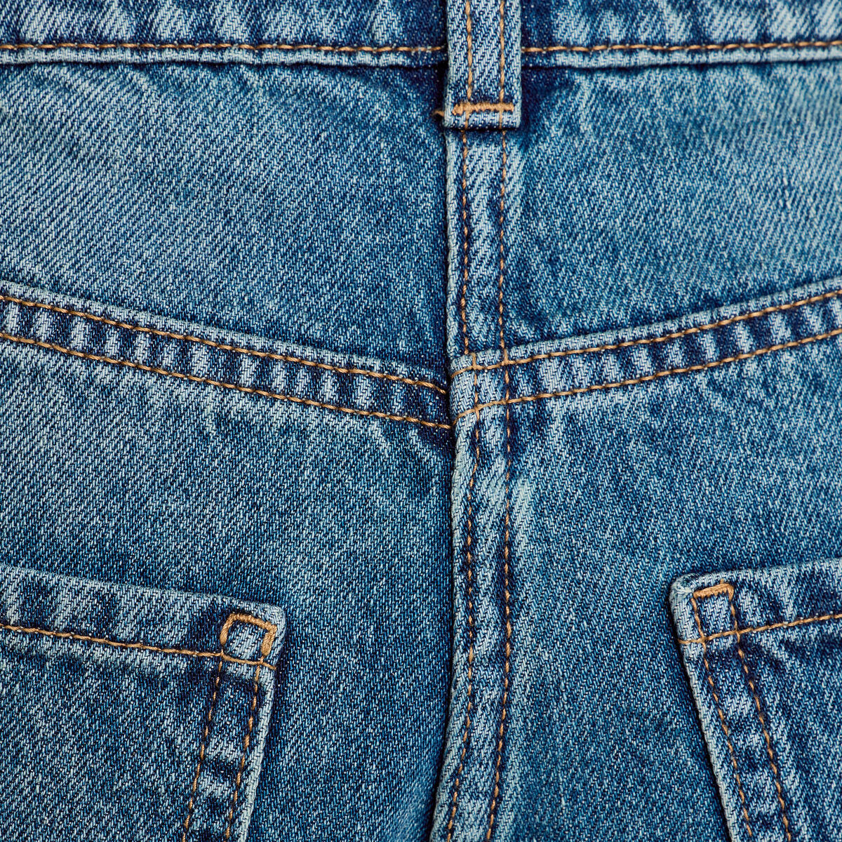 Jeans barrel 7/8ème denim double stone femme
