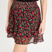 Jupe-short patineuse noir femme