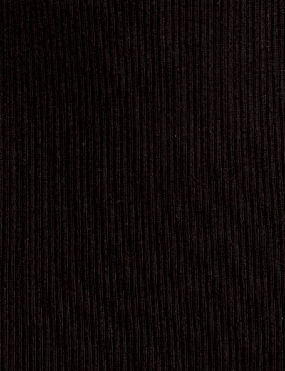 Jupe tricot midi droite noir femme