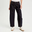 Jeans barrel 7/8ème denim brut femme
